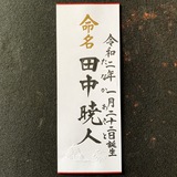 命名書