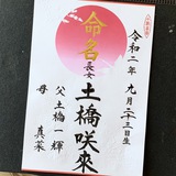 命名書