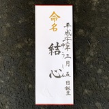 命名書