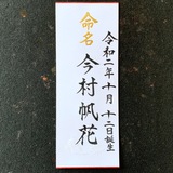 命名書