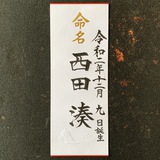 命名書